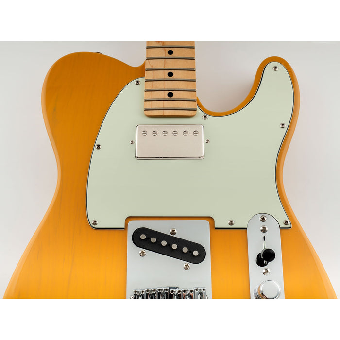 Musiclily Pro 8 Hole Guitar Tele Pickguard Humbucker HH for USA/Mexican Made Fender Standard Telecaster Modern Style, 1/3/4 Ply