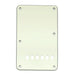 musiclily pro vintage style strat tremolo backplate for fender usa mexican made standard stratocaster modern style guitar 1 3 4 ply mx0562p, mint ivory color