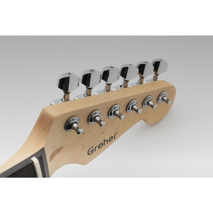 Afinadores de Violão Musiclily Básicos 6 em Linha Semi Selados com Chaves de Ajuste para Violões no Estilo ST Squier