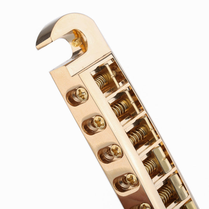 Musiclily Pro 52.5mm(2-1/16 inch) String Spacing Tune-o-matic Pigtail Style Adjustable Wraparound Bridge Tailpiece for Epiphone LP SG Style Electric Guitar