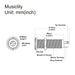 Dimensions of musiclily pro 1 4 inch metal mono guitar bass barrel output jack input plug sockets for electric guitar mx1285p