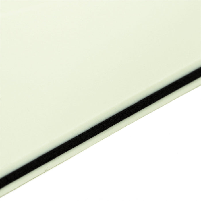 Musiclily Pro 11穴 ラウンドコーナー HSS STタイプピックガード USA/メキシコStratストラトギター用 4点止めオープンタイプのハムバッキングピックアップ 4プライ エイジドホワイトパール