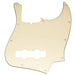 musiclily pro 10 hole modern style j bass pickguard for 4 string american jazz bass 1 3 4 ply mx1302p cream