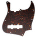 musiclily pro 10 hole modern style j bass pickguard for 4 string american jazz bass 1 3 4 ply mx1302p, tortoise shell