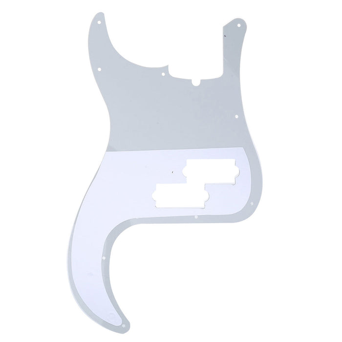 Musiclily Pro 13穴 PBプレベピックガード 4弦アメリカPrecision Bassプレシジョンベース用 4プライ エイジドホワイトパール