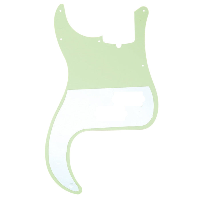 Musiclily Pro 13穴 PBプレベピックガード 4弦アメリカPrecision Bassプレシジョンベース用 4プライ エイジドホワイトパール