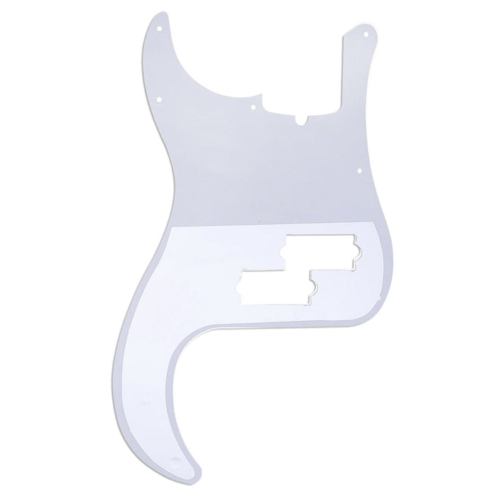 Musiclily Pro 13穴 PBプレベピックガード 4弦アメリカPrecision Bassプレシジョンベース用 4プライ エイジドホワイトパール