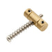 detail of musiclily pro 10 8mm vintage brass guitar tele style bridge saddles set for tele style bridge mx1310cr 3