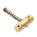 musiclily pro 10 8mm vintage brass guitar tele style bridge saddles set for tele style bridge mx1310cr 3 details