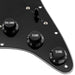 musiclily basic pre wired loaded standard st sss pickguard with ceramic magnet single coil pickups set single capacitor for strat style electric guitar mx1318bk details