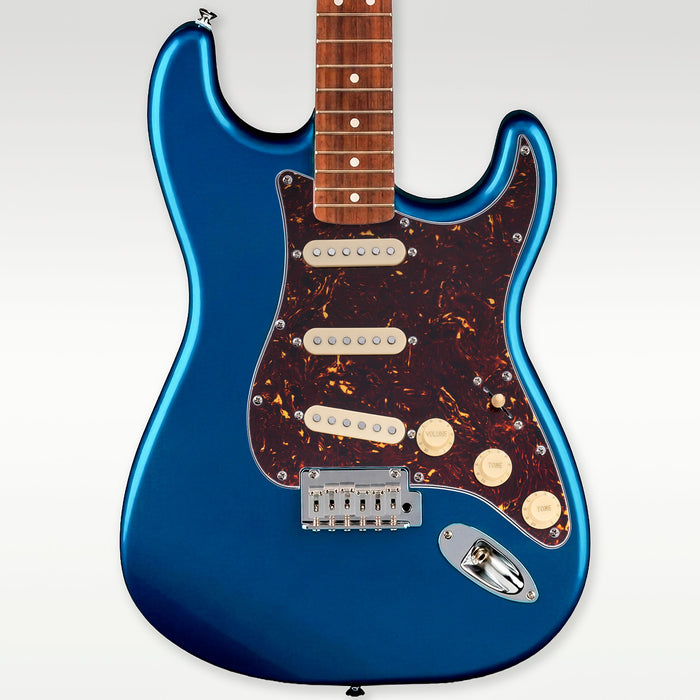 Musiclily Basic Pre-cablato Loaded Standard ST-SSS Battipenna con pickup single coil magnetici Alnico 5 per chitarra elettrica stile Strat