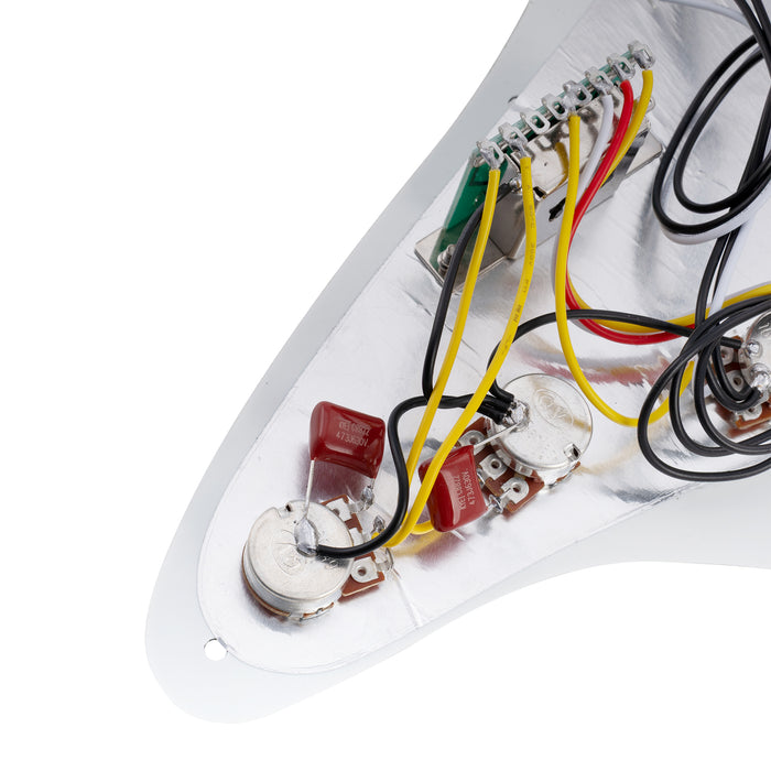 Musiclily Basic Pre-wired Loaded Standard ST-SSS Pickguard with Alnico 5 Magnet Single Coil Pickups Set for Strat Style Electric Guitar