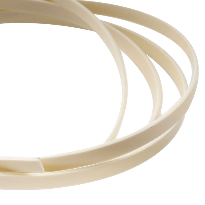 Musiclily Basic 1650x7x1.5mm プラスチック製 バインディング アコースティックとクラシックギター用 ブラック