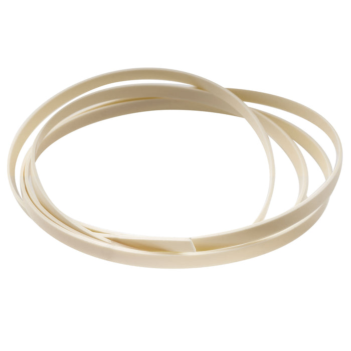 Musiclily Basic 1650x7x1.5mm プラスチック製 バインディング アコースティックとクラシックギター用 ブラック