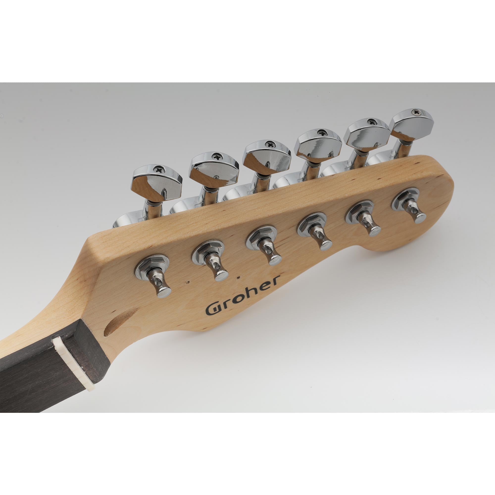 Musiclily Pro R15J-03 set di meccaniche sigillate a 6 in linea per chitarra, per stile Fender Strat Tele