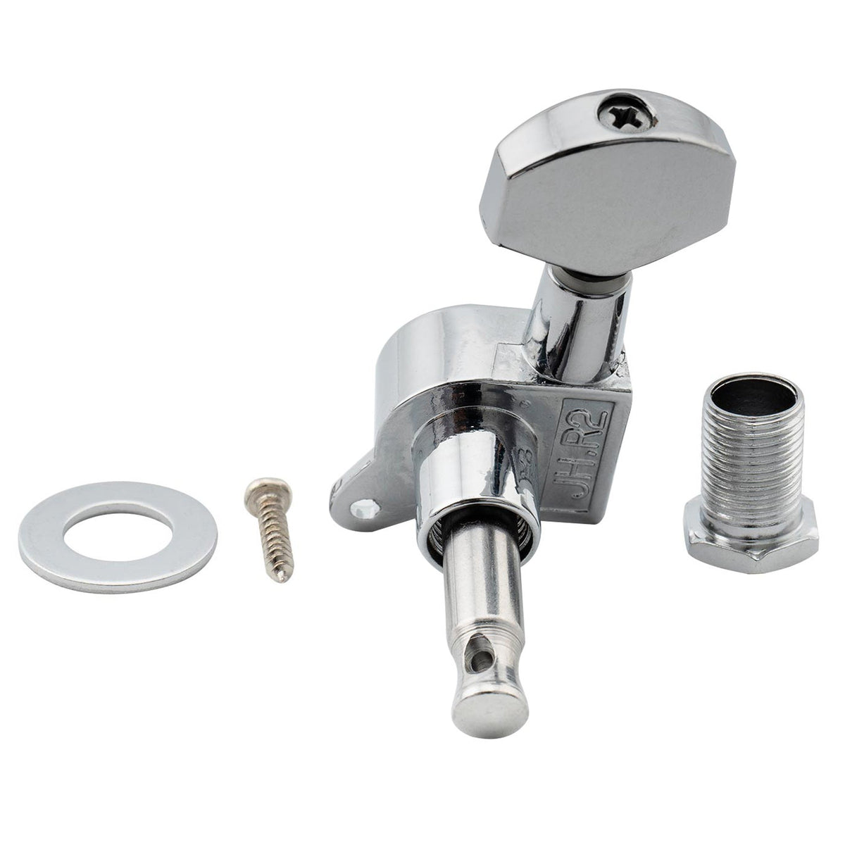 Musiclily Pro R15J-03 set di meccaniche sigillate a 6 in linea per chitarra, per stile Fender Strat Tele