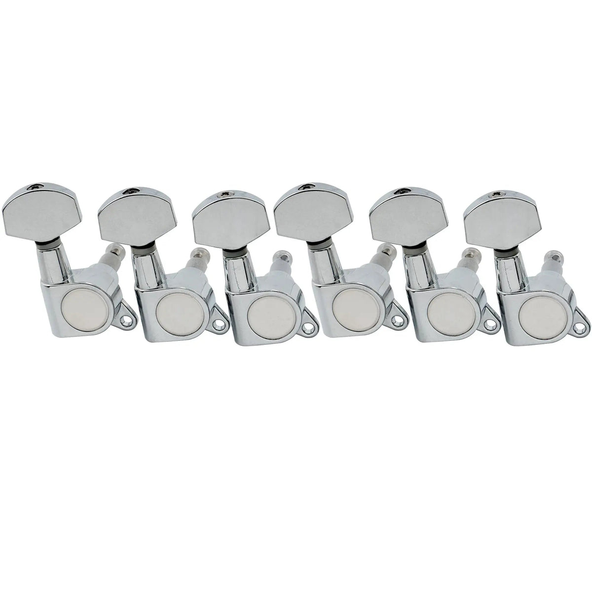 Musiclily Pro R15J-03 set di meccaniche sigillate a 6 in linea per chitarra, per stile Fender Strat Tele