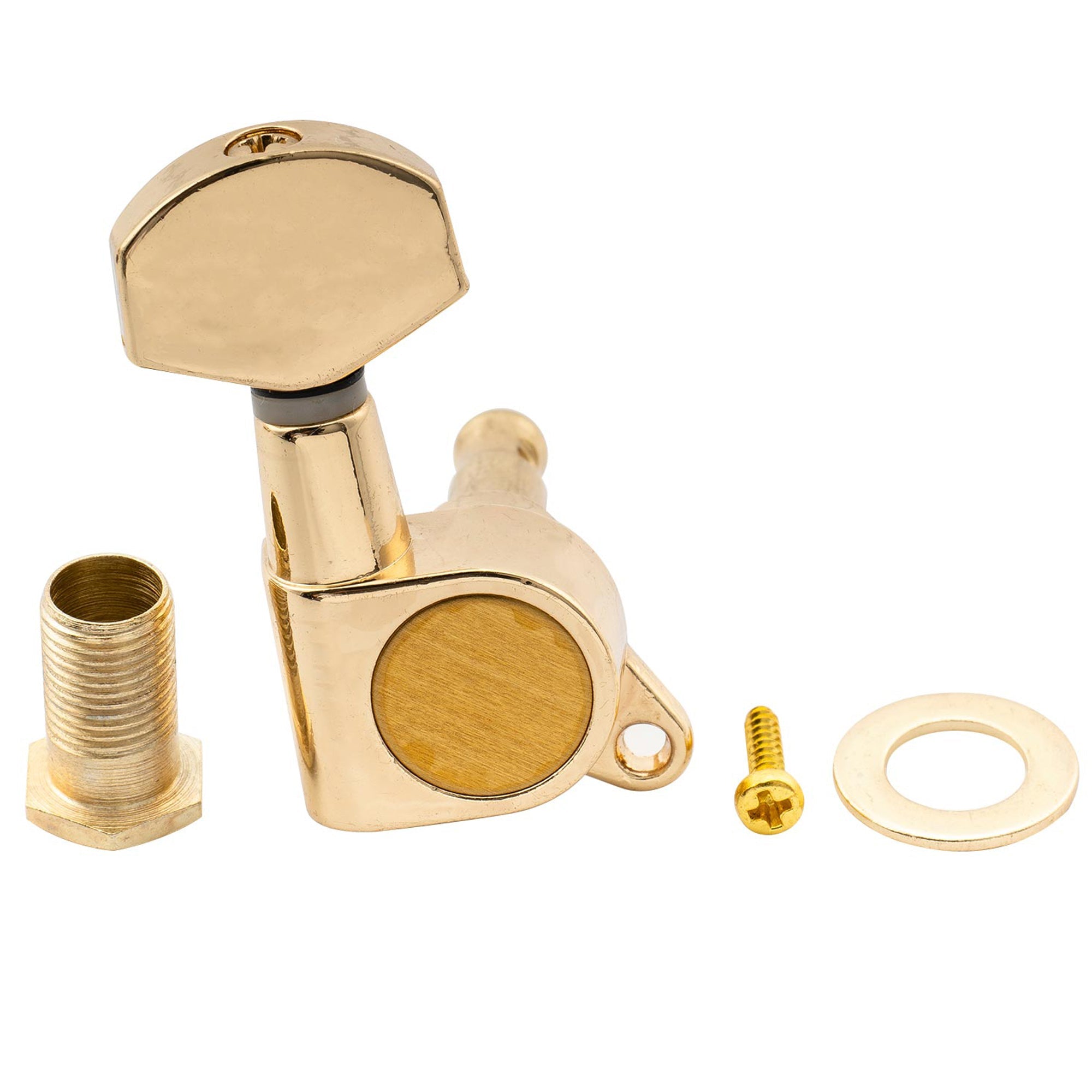 Musiclily Pro R15J-03 set di meccaniche sigillate a 6 in linea per chitarra, per stile Fender Strat Tele