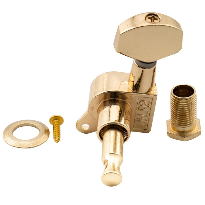 Musiclily Pro R15J 6 in Line Guitar Sealed Tuners Tuning Keys Pegs Machine Heads Set for Fender Strat Tele Style Guitar