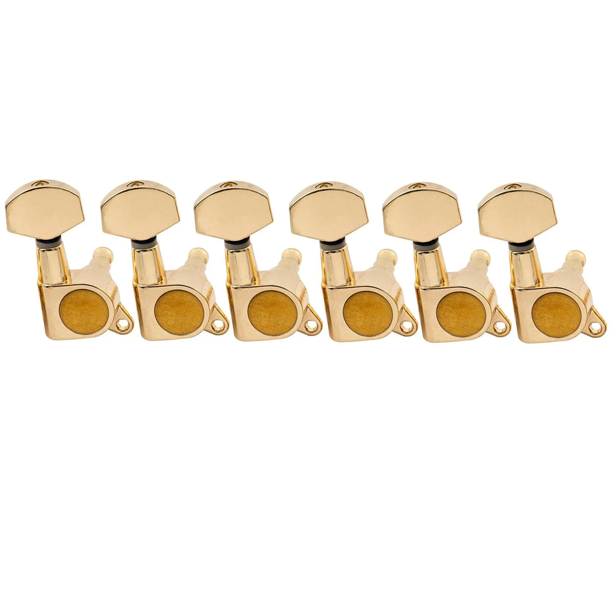 Musiclily Pro R15J-03 set di meccaniche sigillate a 6 in linea per chitarra, per stile Fender Strat Tele