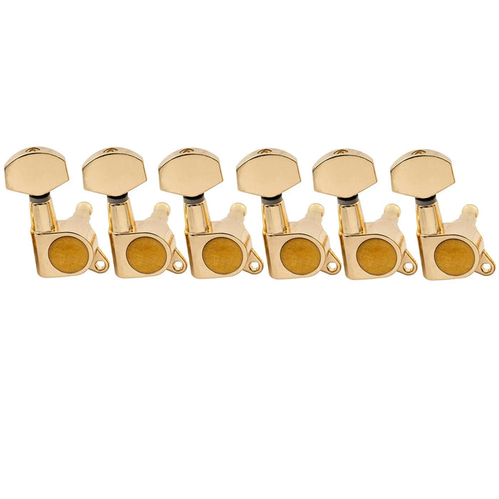 Musiclily Pro R15J 6 in Line Guitar Sealed Tuners Tuning Keys Pegs Machine Heads Set for Fender Strat Tele Style Guitar