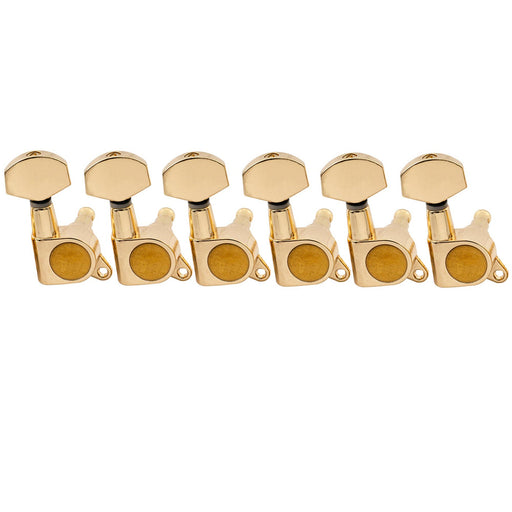 musiclily pro 6 in line guitar sealed tuners tuning keys pegs machine heads set for fender strat tele style guitar mx1342 6p