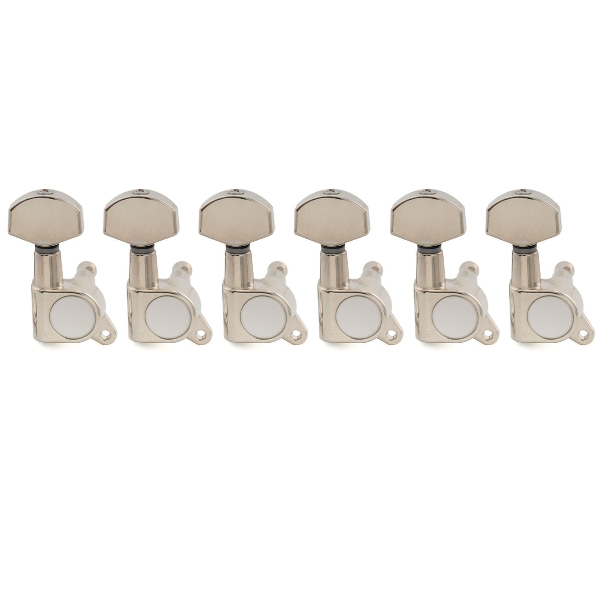 Musiclily Pro R15J-03 set di meccaniche sigillate a 6 in linea per chitarra, per stile Fender Strat Tele