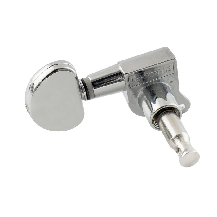 Musiclily Pro 3R3L 15:1 Rapporto Full Sigillati Testine di Regolazione Tasti con Pulsante Mezza Luna Vite a 45 Gradi per Chitarra Acustica Elettrica