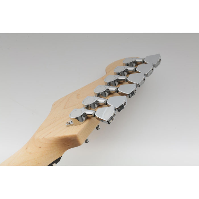 Musiclily Pro R15J 6-in-Reihe Gitarrenverschluss-Stimmgeräte Stimmstift-Maschinenkopf-Set für Fender Strat Tele Stil Gitarre