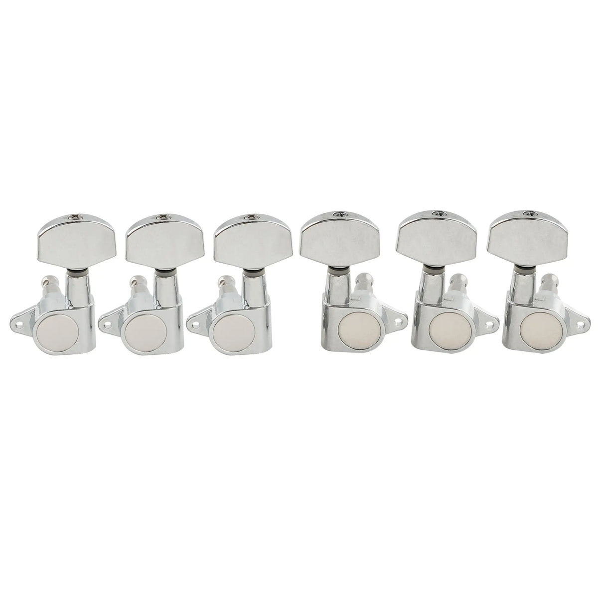 musiclily pro 3r3l 15 1 ratio full sealed machine heads tuners tuning pegs keys with big hex button right angle screw for acoustic electric guitar mx1348bk 3mx1349bk 3, chrome