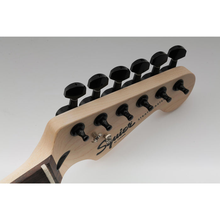 Musiclily Pro R15J Single 15:1 Ratio 2-Pin Full Sealed Machine Head Bass Side Tuner Tuning Peg Key with Hex Button for SQ Strat Tele Style Electric Guitar