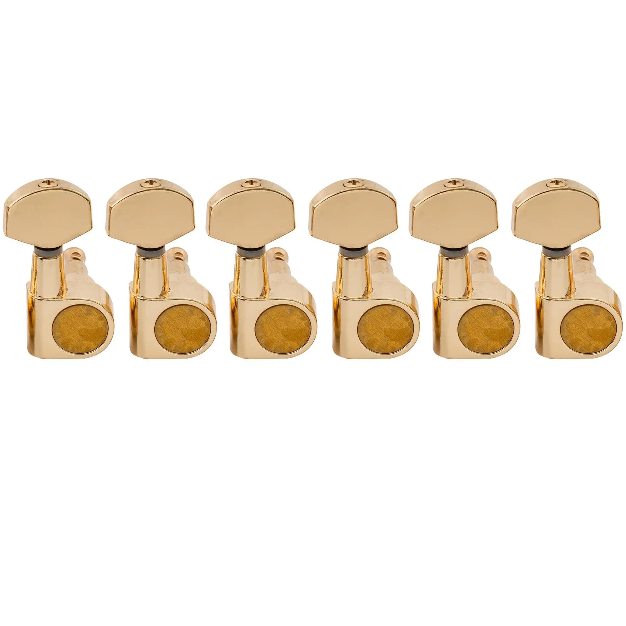 musiclily pro 6 in line 15 1 ratio 2 pin full sealed machine heads tuners tuning pegs keys with hex button for sq strat tele style electric guitar mx1350 6p