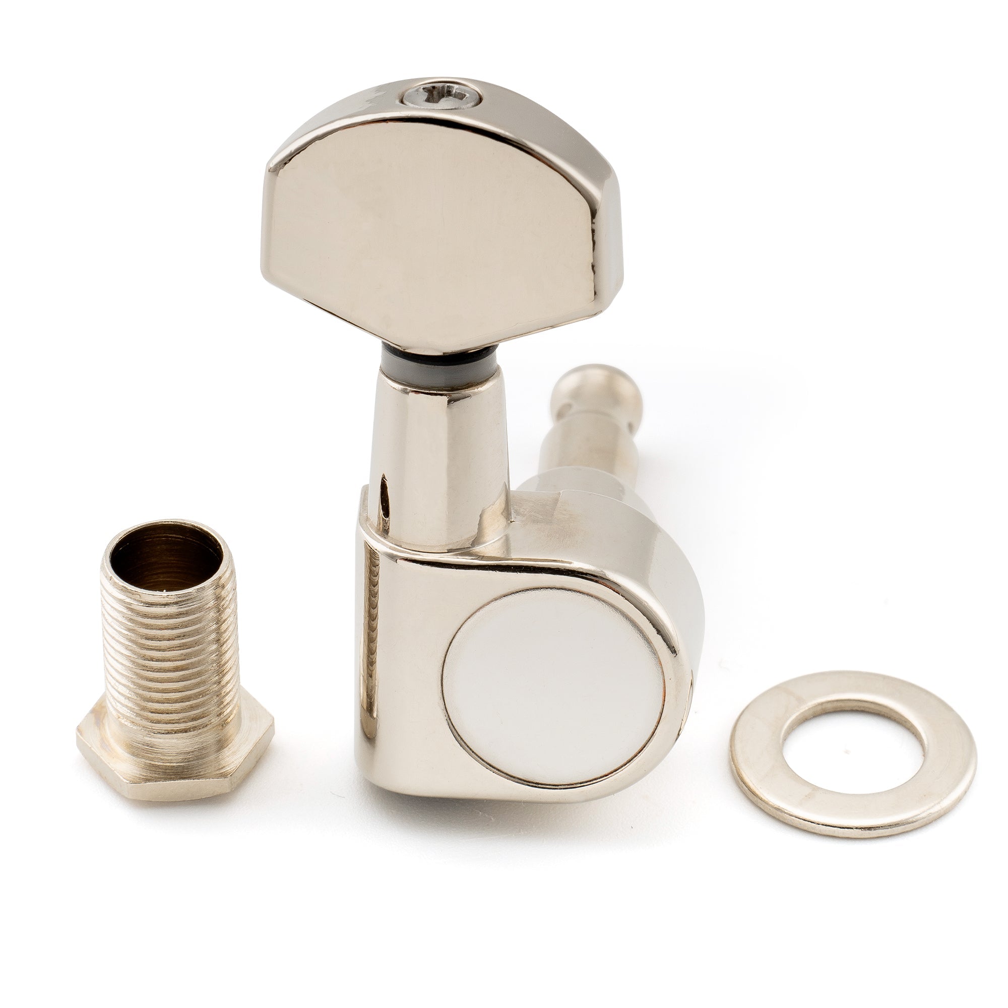 Musiclily Pro R15J-09 6-in-line 15:1 Rapporto 2-pin coprimolle completamente sigillate con pulsante esagonale per chitarra elettrica stile SQ Strat Tele