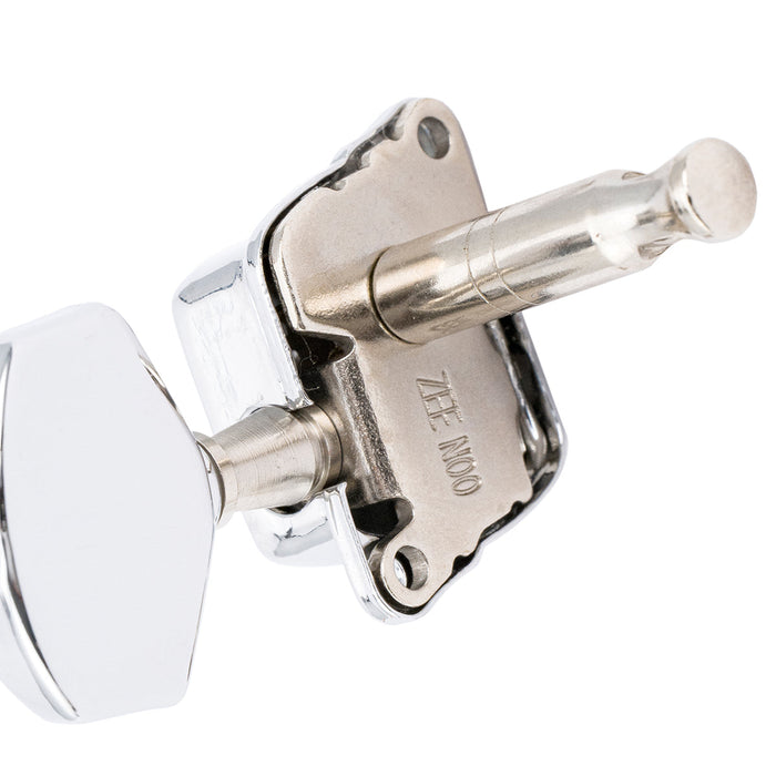 Musiclily Pro 3R3L rapporto 15:1 Tiranti Meccanici Semichiusi per Chitarra Acustica Elettrica con Tasti di Regolazione a Hexagono Grande