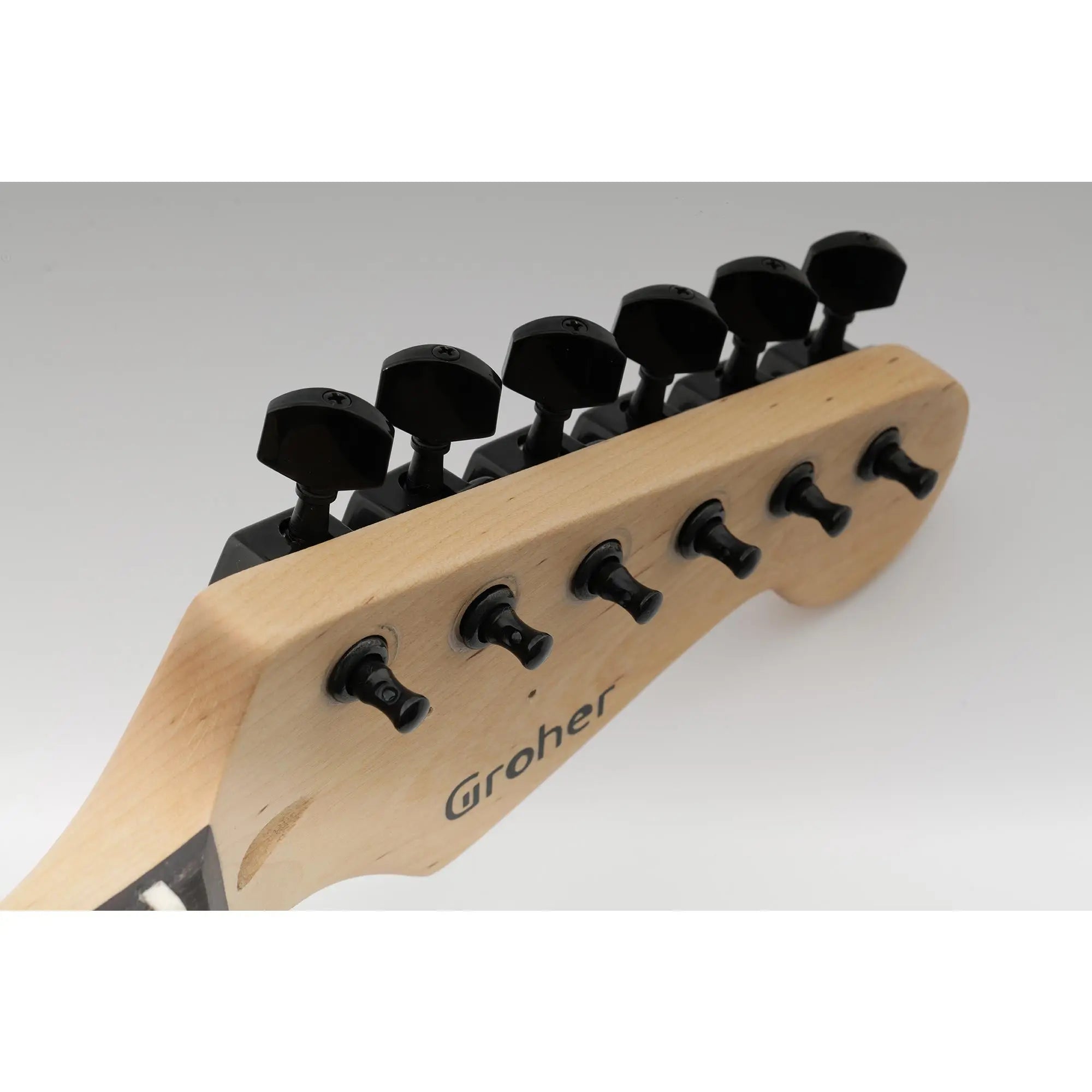 Usage show of musiclily pro 6 in line guitar semi closed tuners machine heads tuning pegs keys set for electric guitar mx1353 6p