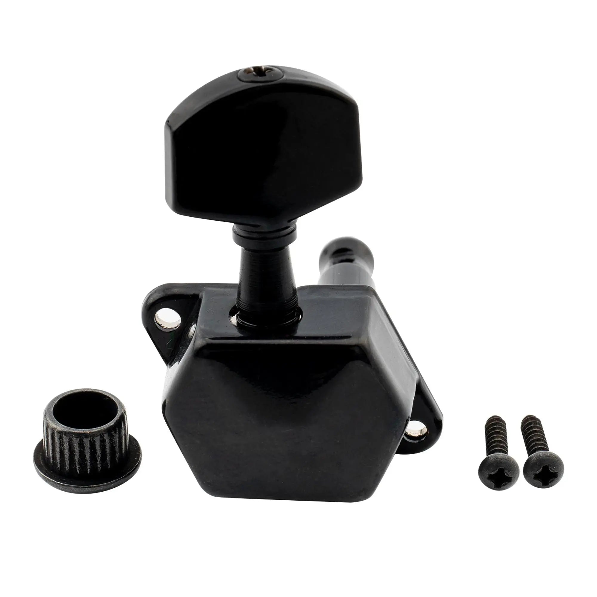 Part of musiclily pro 6 in line guitar semi closed tuners machine heads tuning pegs keys set for electric guitar mx1353 6p