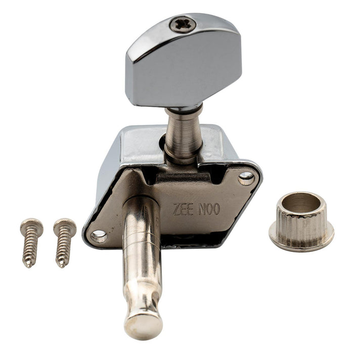 Musiclily Pro R15J 6-in-Reihe Gitarre Halbverschlossene Stimmgeräte Maschinenköpfe Stimmstifte Schlüssel-Set für Elektrogitarre