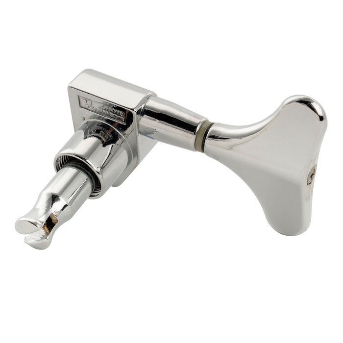 Musiclily Pro Single 17:1 Ratio Full Sealed Machine Head Treble Side Tuner Tuning Peg Key with Y-Style Button for Electric Bass