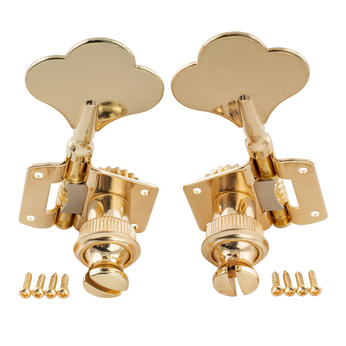 Musiclily Pro 2R2L rapporto 19:1 Testine per bassi elettrici a ingranaggi aperti Tasti di accordatura per Ibanez Stile