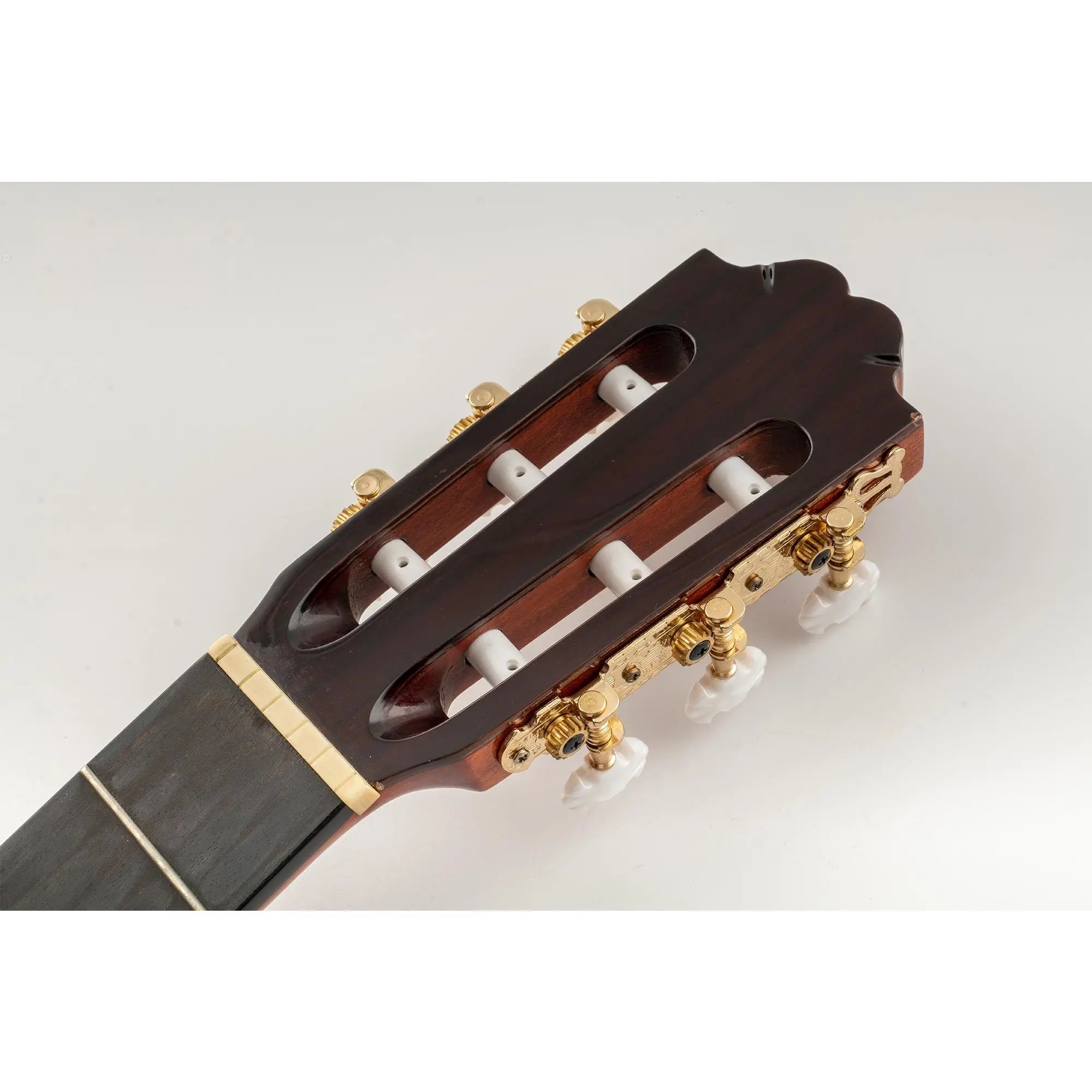 Usage show of musiclily pro 3 on a plate lyra style classical guitar machine heads butterfly button tuning pegs keys tuners set mx1365p