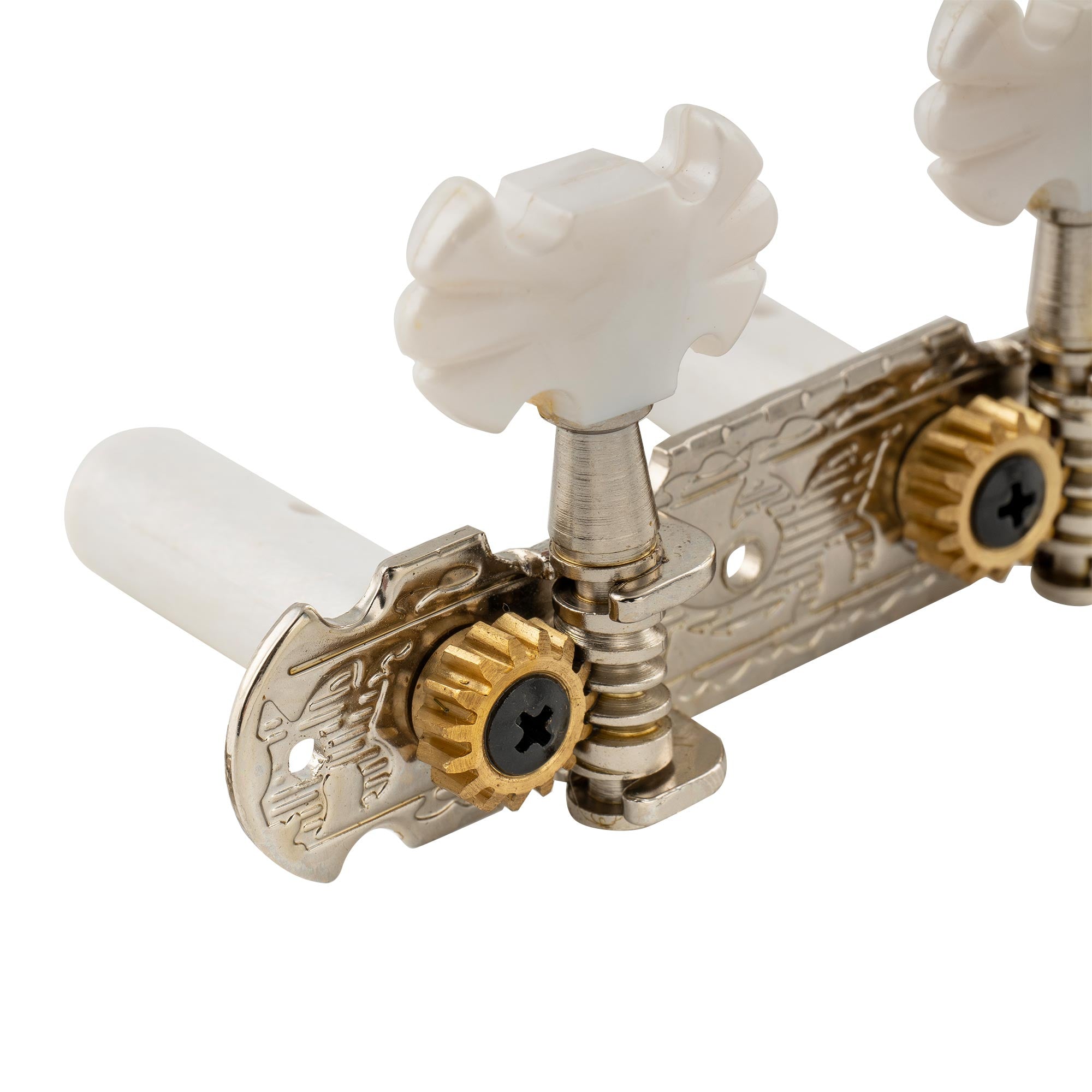 Musiclily Pro 3 on a Plate Lyra Style Classical Guitar Machine Heads Butterfly Button Tuning Pegs Keys Tuners Set