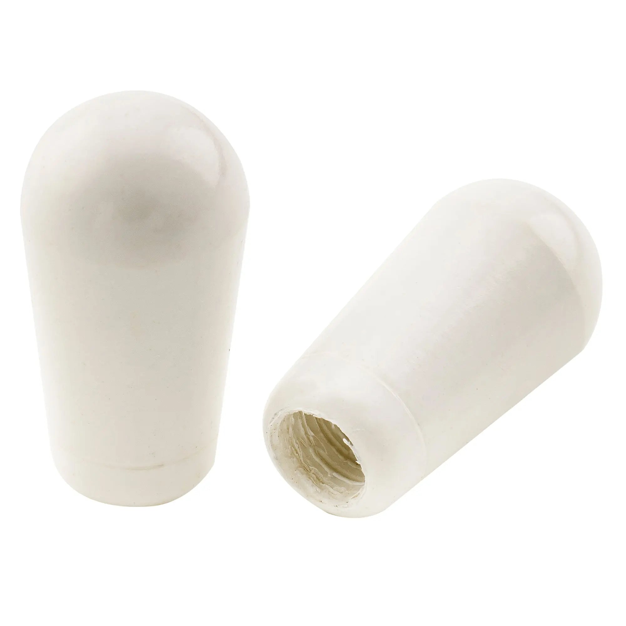 musiclily pro inch size thread plastic guitar toggle pickup switch tips for lp style mx1372 2p, white