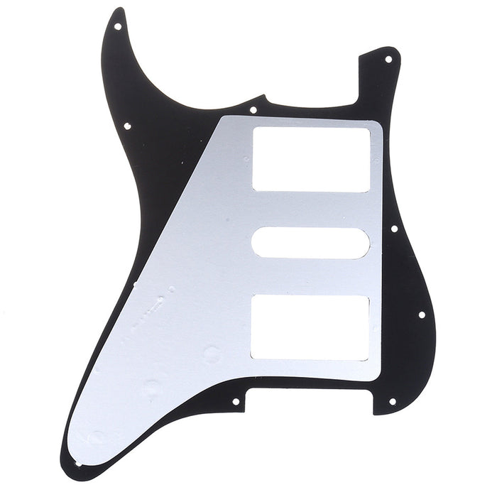 Musiclily Pro 11 Hole HSH Guitar Strat Pickguard for Fender American/Mexican Standard Stratocaster Modern Style, 3Ply/4Ply