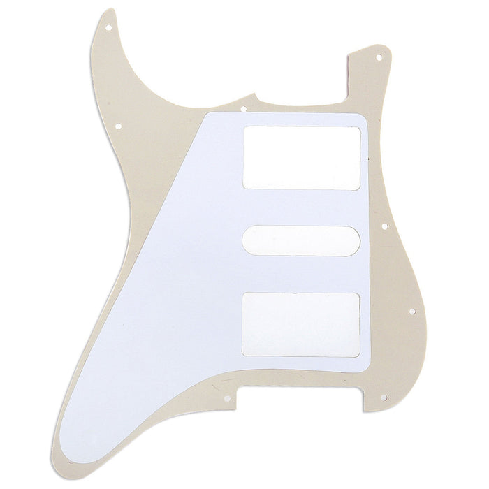 Musiclily Pro 11 Hole HSH Guitar Strat Pickguard for Fender American/Mexican Standard Stratocaster Modern Style, 3Ply/4Ply