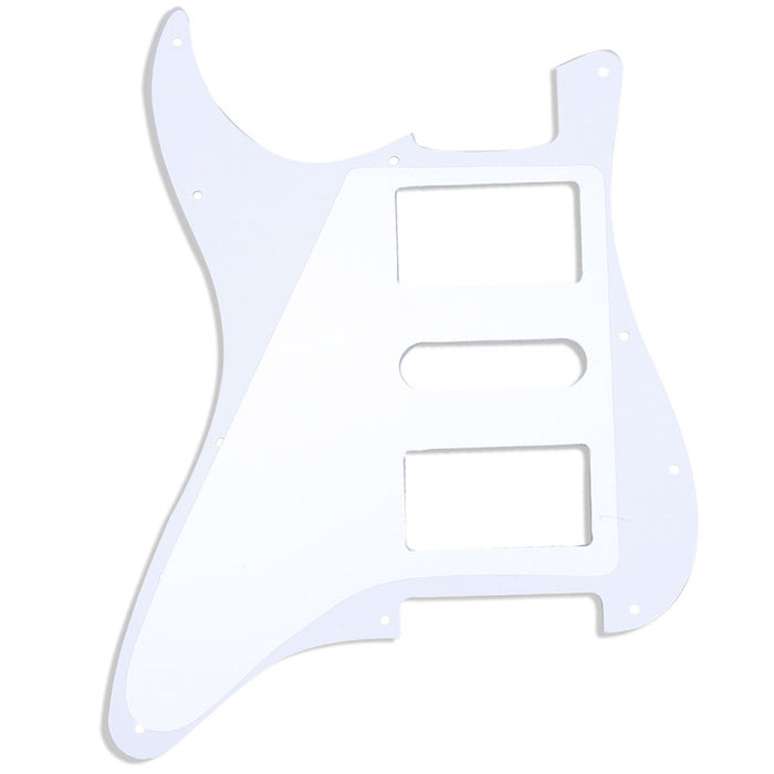 Musiclily Pro 11 Hole HSH Guitar Strat Pickguard for Fender American/Mexican Standard Stratocaster Modern Style, 3Ply/4Ply