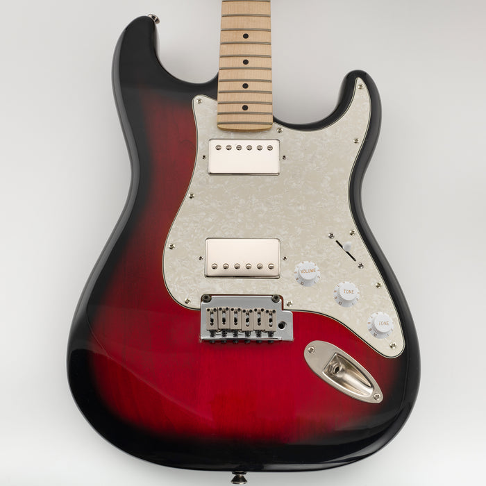 Musiclily Pro 11 Hole HH Guitar Strat Pickguard Humbuckers for American/Mexican Fender Standard Stratocaster Modern Style