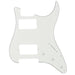 musiclily pro 11 hole hh guitar strat pickguard humbuckers for american mexican fender standard stratocaster modern style mx1379p, aged white