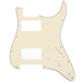 musiclily pro 11 hole hh guitar strat pickguard humbuckers for american mexican fender standard stratocaster modern style mx1379p cream
