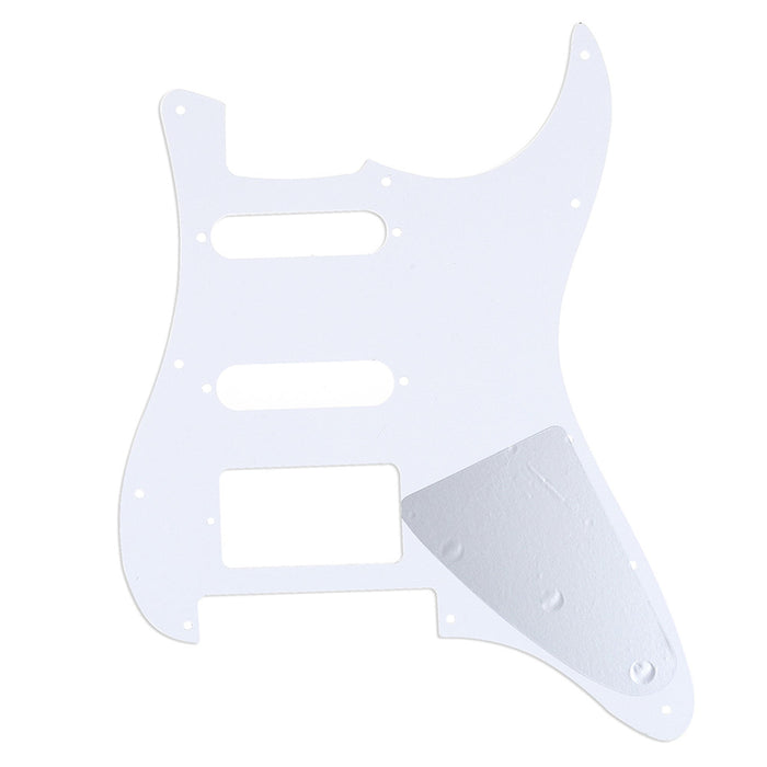 Musiclily Pro Linkshändig 11-Loch-Moderner Stil Strat HSS Gitarren-Pickguard für amerikanische/mexikanische Stratocaster mit Floyd Rose-Brücke-Schnitt