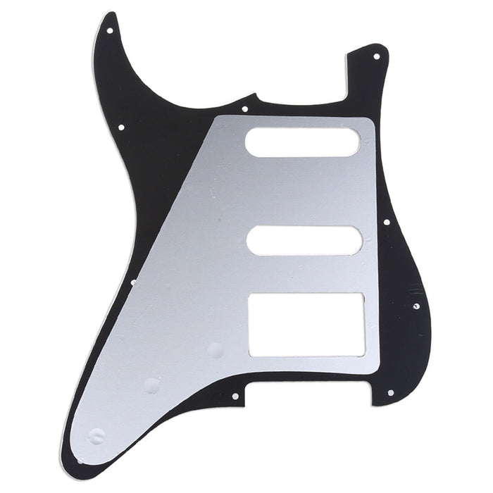 Musiclily Pro 11穴 HSS STピックガード モダンスタイル アメリカンStratストラトエレキギター用 4プライ エイジドホワイトパール